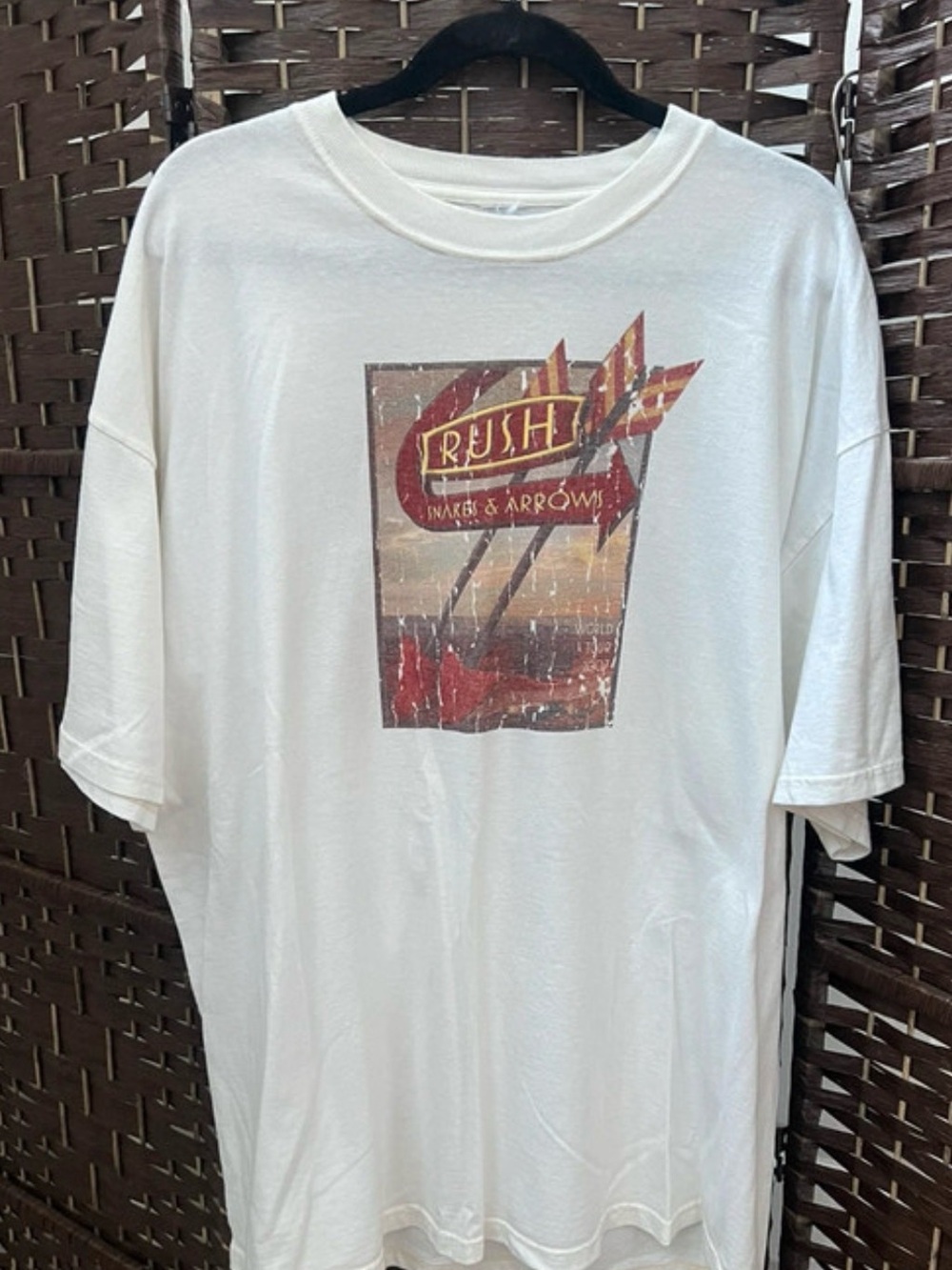 Rush 2007 Snakes & Arrows World Tour Men’s XL T-Shirt - Picture 1 of 2